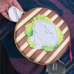 Loungefly Pixar Brown and White Crossbody Bag